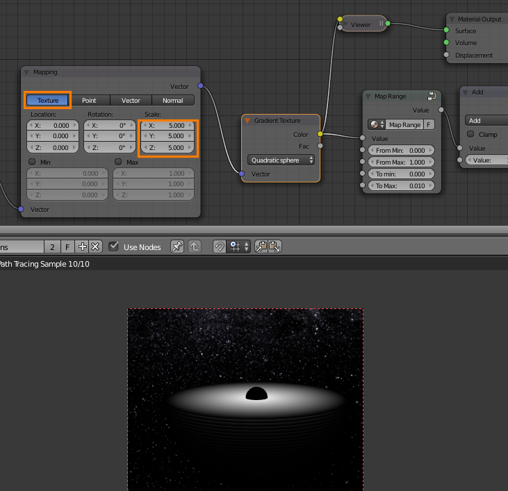 rendering Creating a Black Hole in Blender Blender Stack Exchange