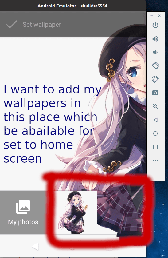 android How to add multiple wallpapers for choose in wallpaper picker