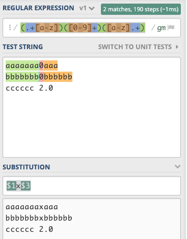 I've tried using regular expression to replace the occurence of all non alphabetic characters by .however, the output that i am getting is … Regex For Replacing Digits In The Middle Of Alphanumeric Strings But Not At The End Stack Overflow