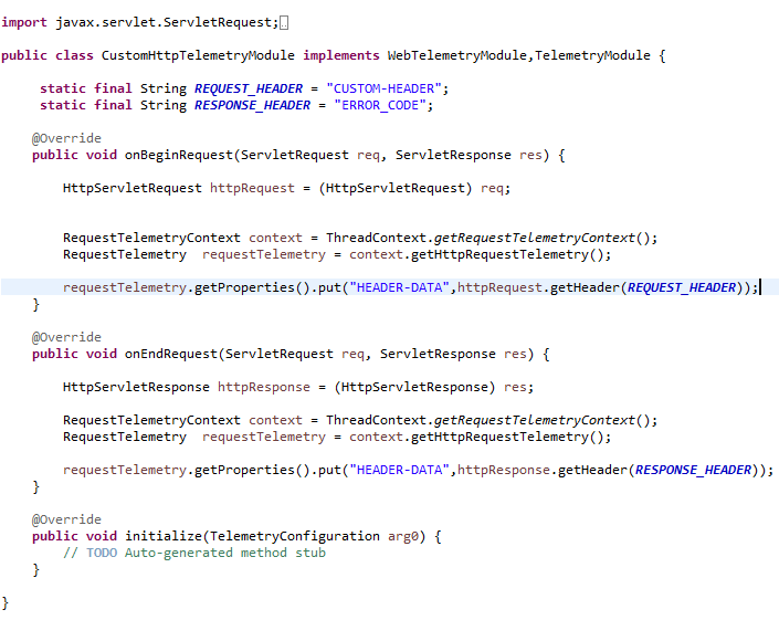 View POST request body in Application Insights (JAVA example) Stack