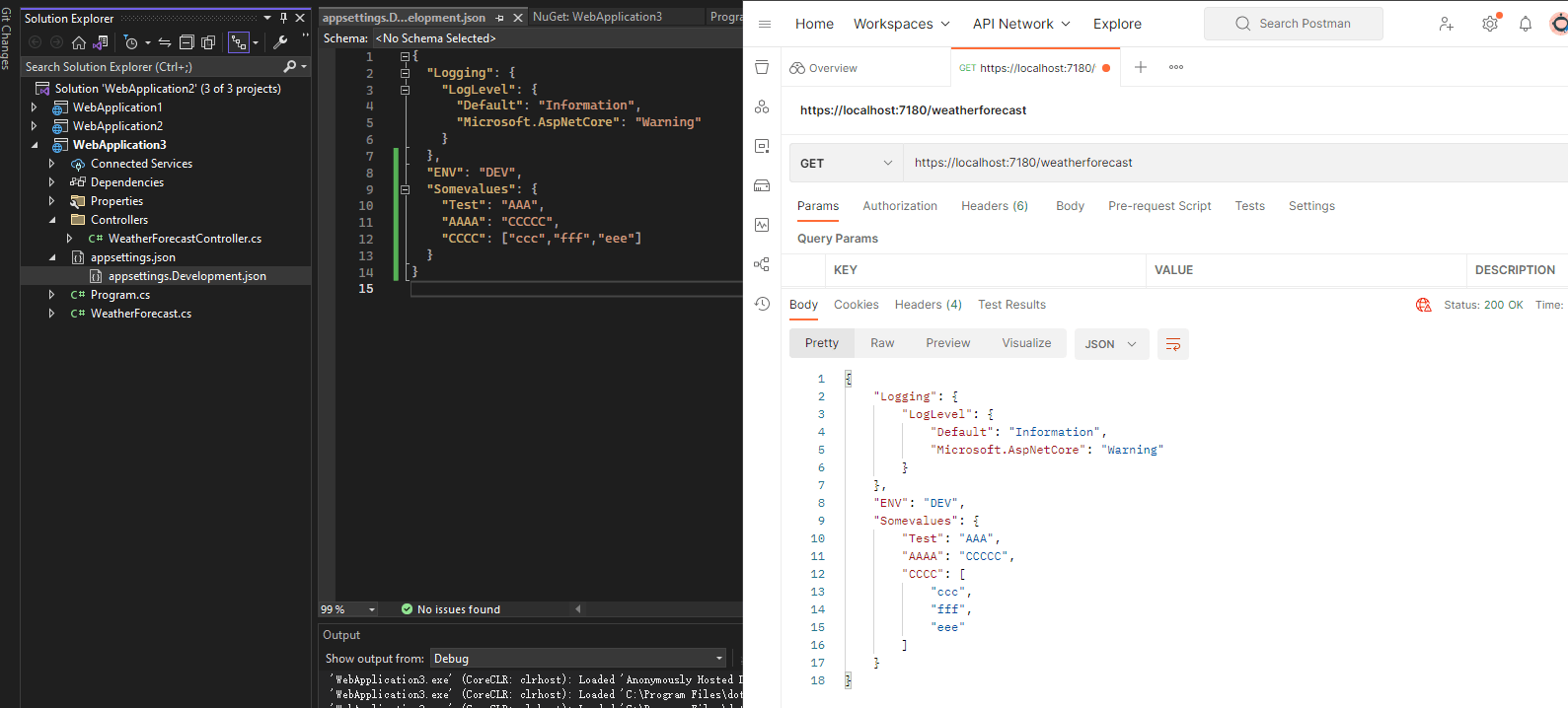 6.0 How to dump entire appsettings.json file in Core  API Stack Overflow