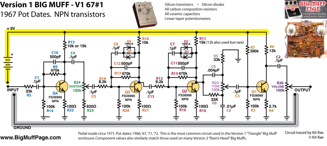 capacitor Guitar pedal effect voltage problem Electrical