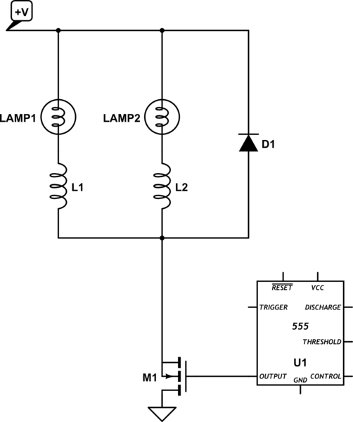 555 PWM dimmer for offtheshelf 12v LED bulbs Electrical