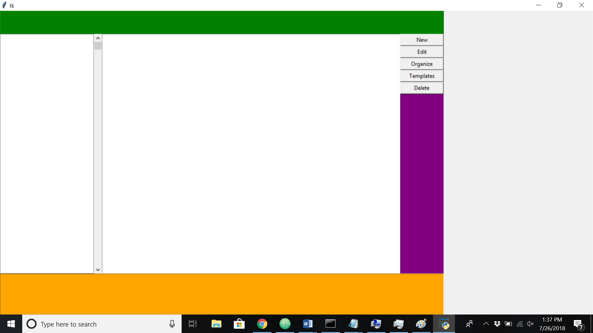 Python Frames In Frames Layout Using Tkinter Stack Overflow Images