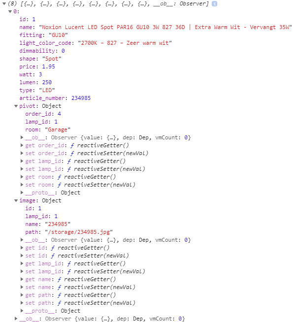 remove and count duplicates from an groupedBy array in Javascript