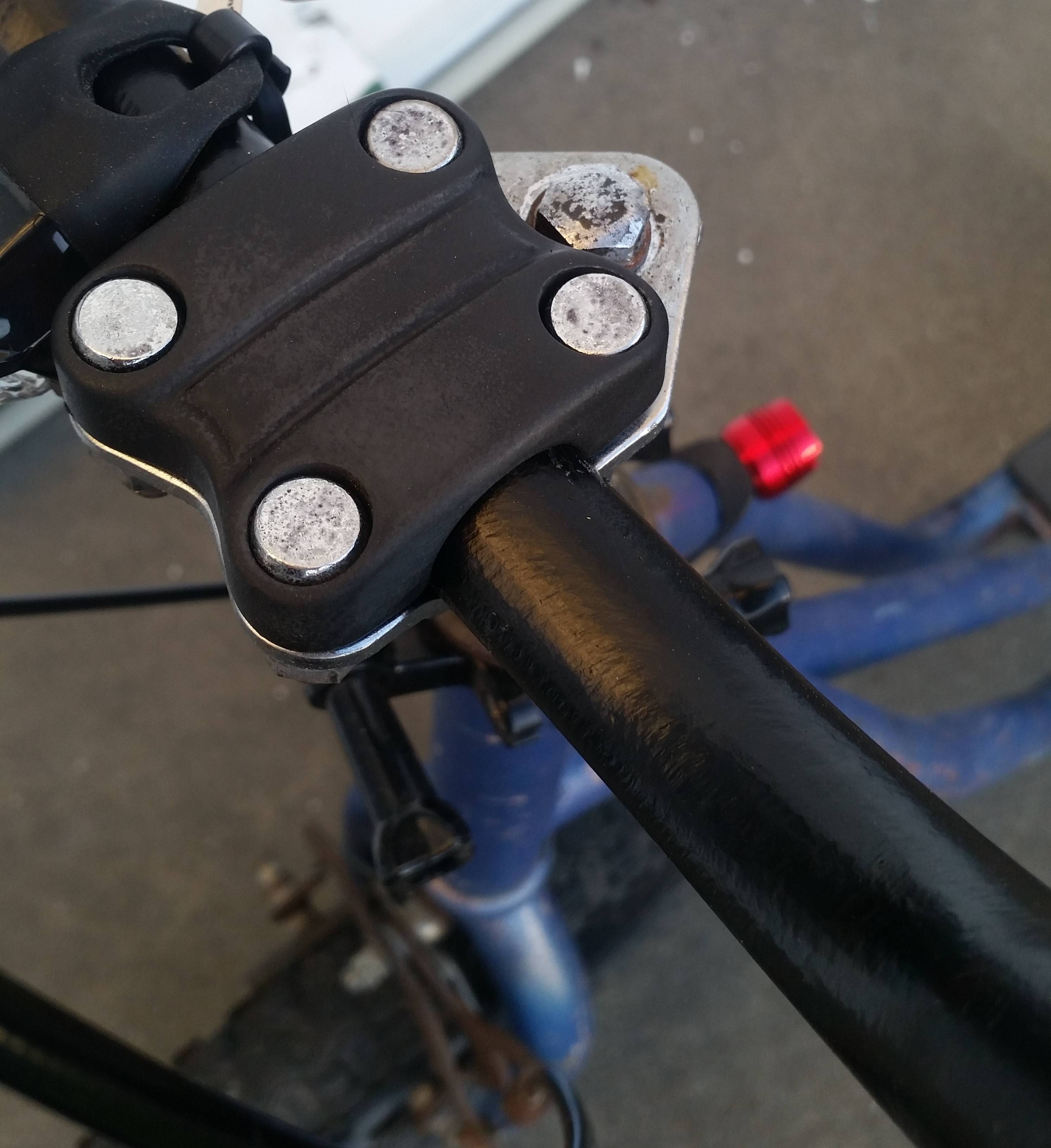 handlebars Suggestions for removal of old chrome? Bicycles Stack