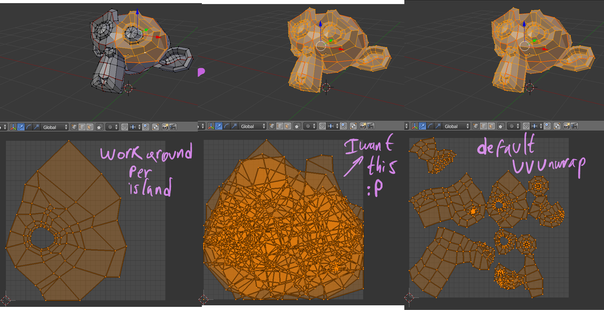 Is there a way to UV unwrap each island separately in blender? Blender Stack Exchange