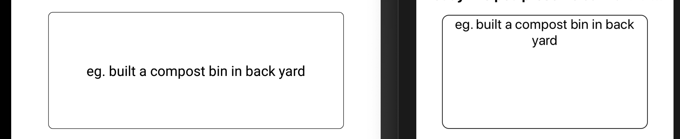 React Native multiline vertically centered text on IOS trouble Stack
