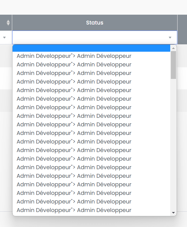 javascript Filter multiple badges in a bootsraptable column Stack