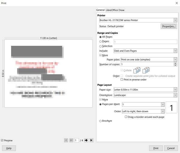 printing How do I print a large page across multiple pages in