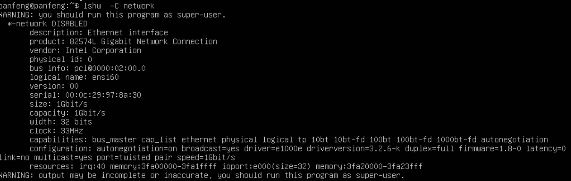 networking network disabled after installing ubuntu server on virtual