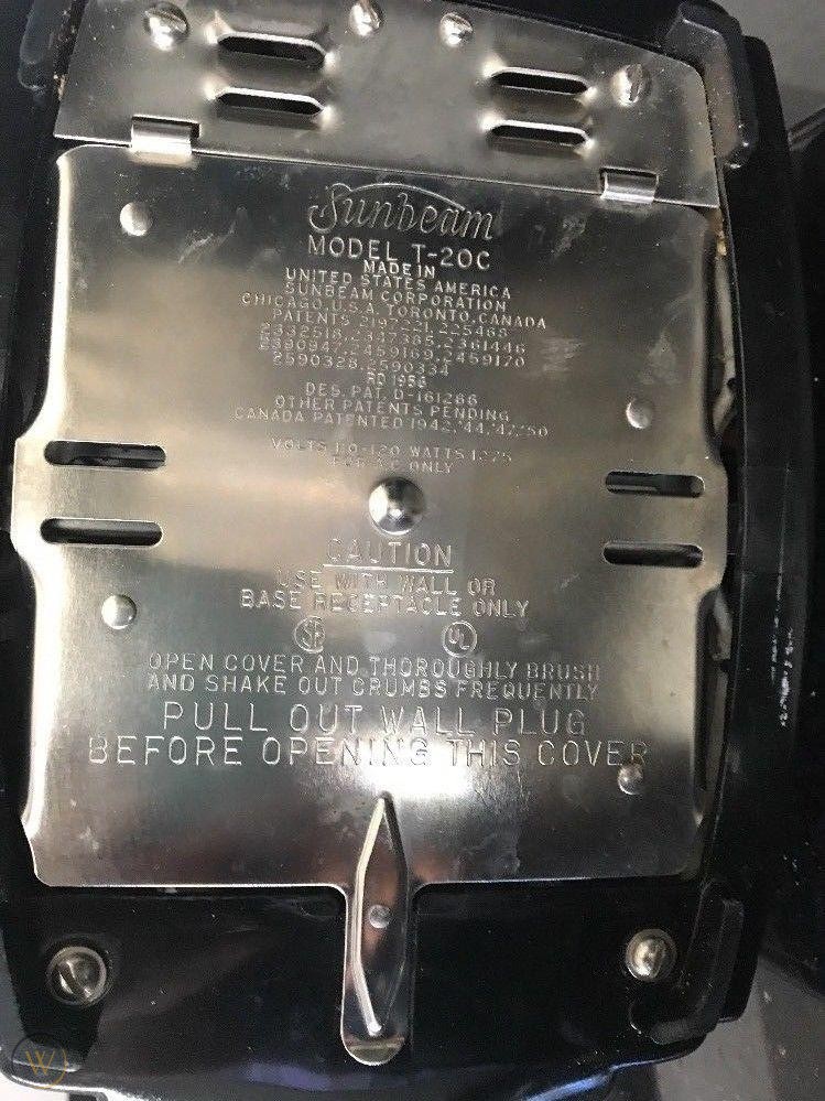Electrical convert a Sunbeam Radiant Control T20C toaster from 120V