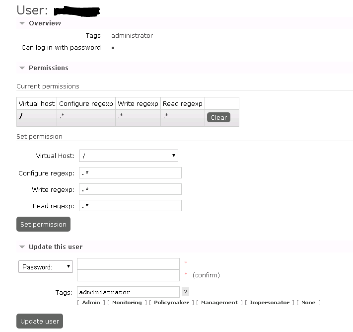 c Unable to connect with remote RabbitMQ server Stack