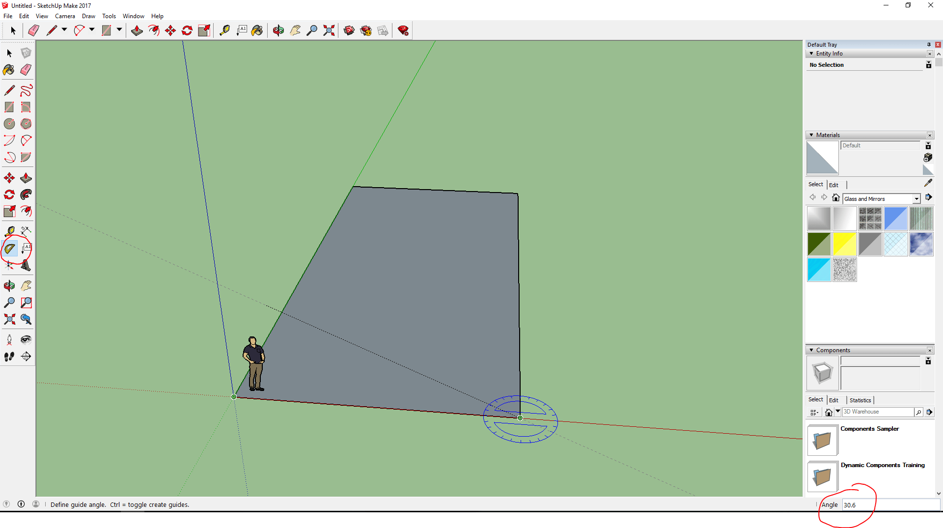 drawing instruction lines in 3d model in sketchup Stack Overflow