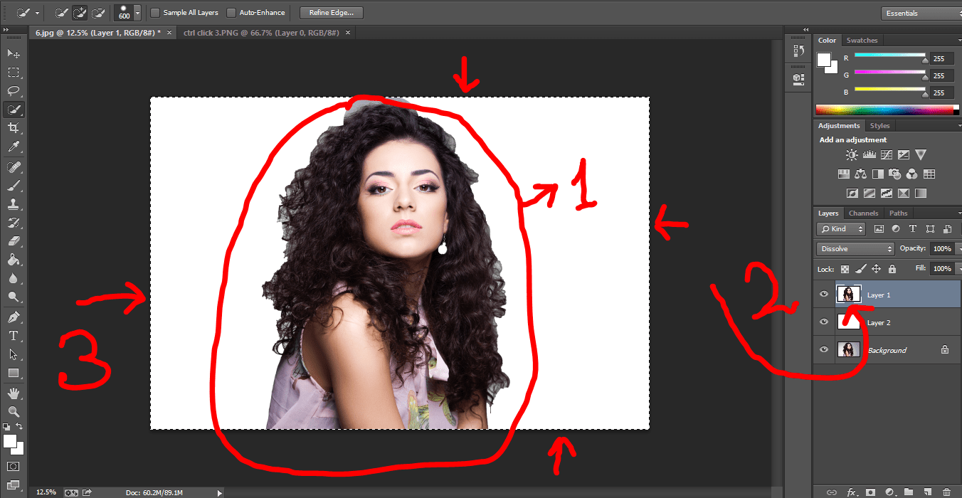path Ctrl + Click on thumbnail in a layer is not selecting a