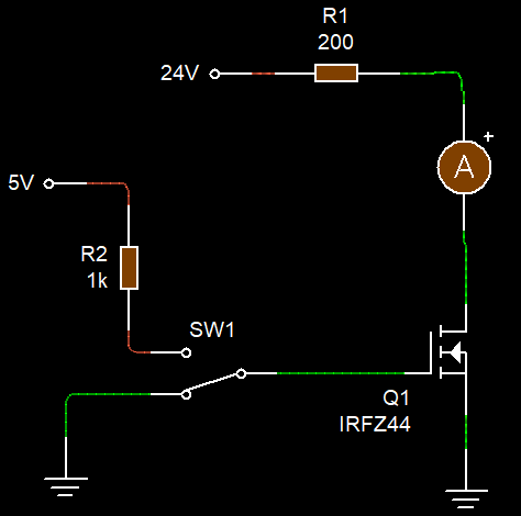 circuit design - MOSFET switch not switching - Electrical Engineering