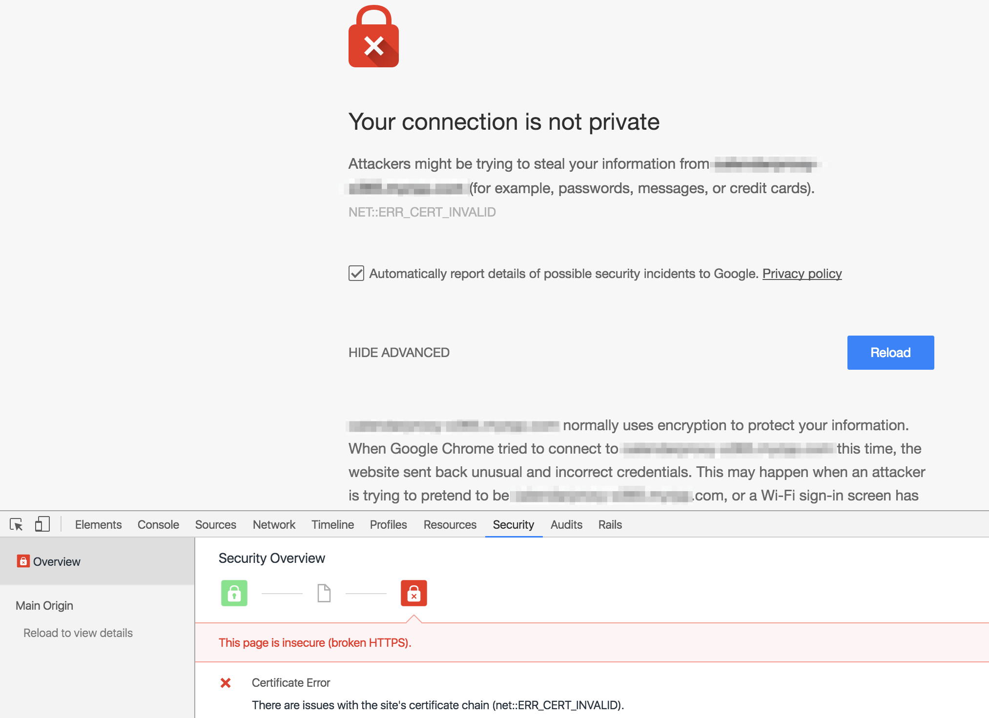openssl SSL self signed certificate CER exception added