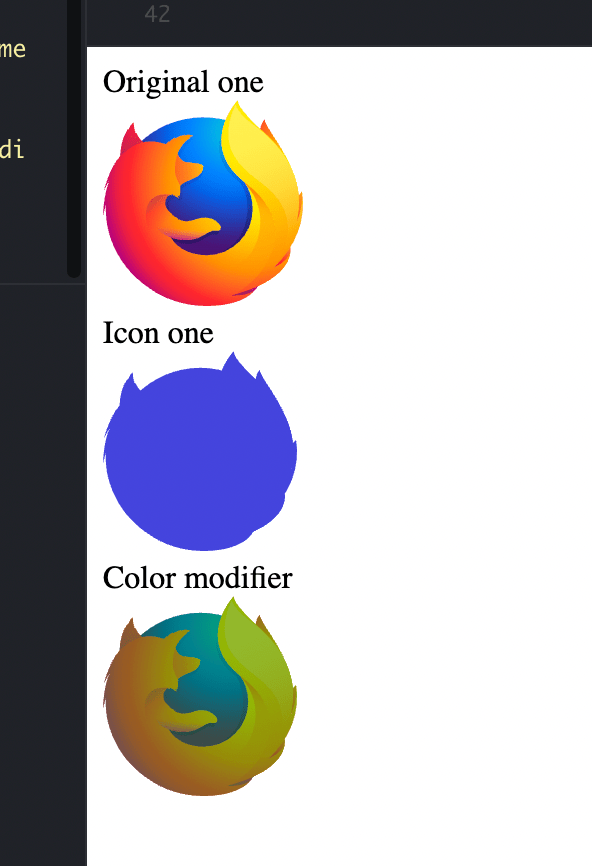 Change color of PNG image via CSS? Gang of Coders