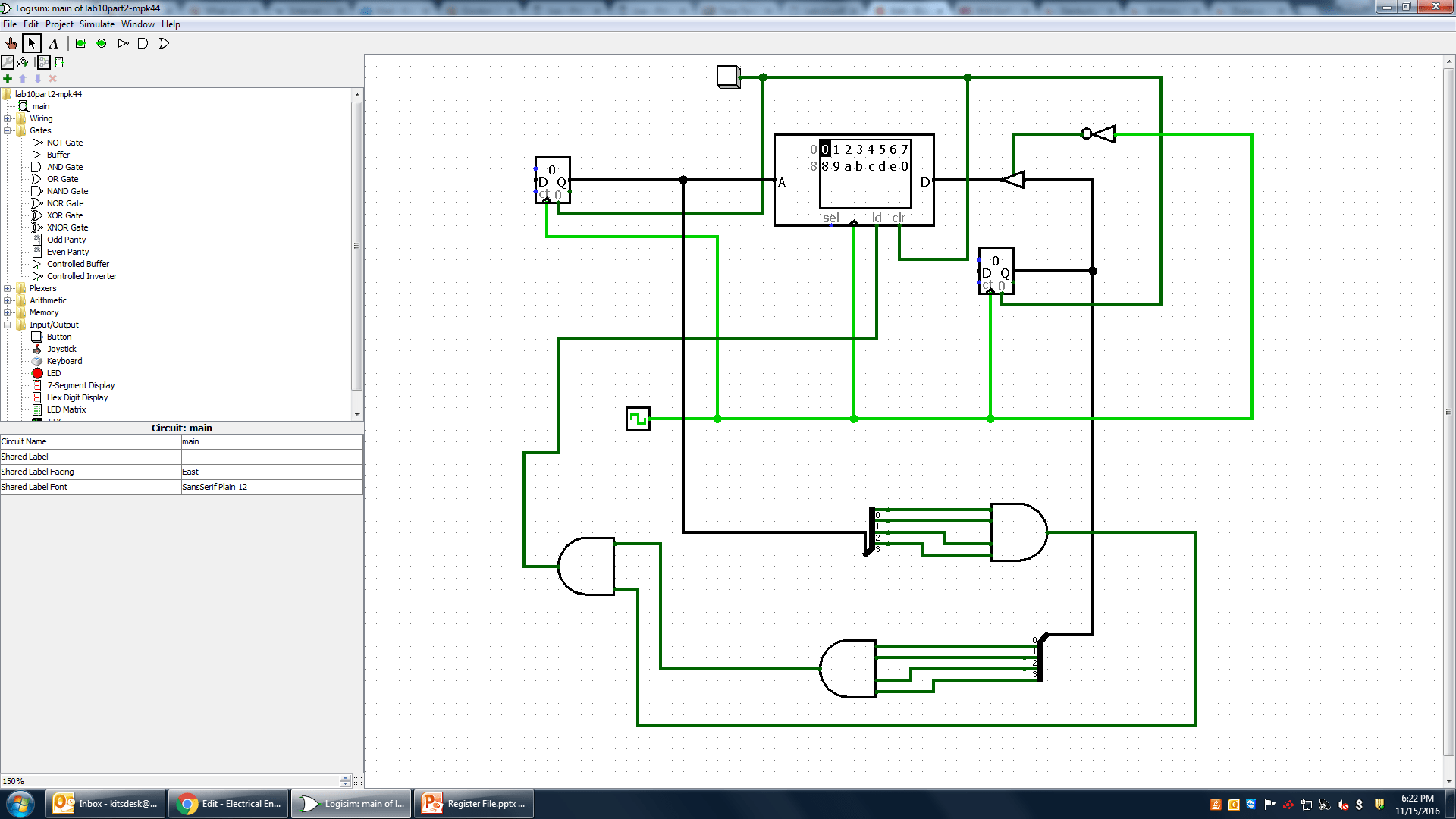 Electrical Stopping RAM from Writing in Logisim Valuable Tech Notes