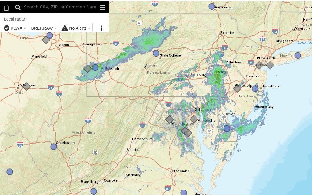 mapbox How to properly superimpose weather radar data on map