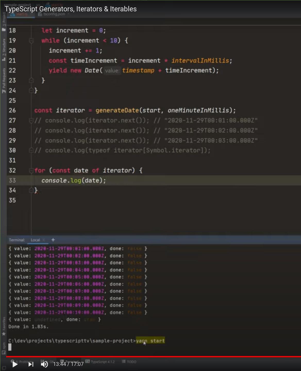 javascript How to use generator function in typescript Stack Overflow
