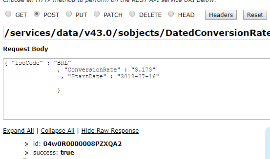 multi currency session is not valid for use with the REST API