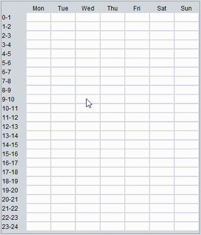 Java swing graphics drawing and filling selected rectangles with colors
