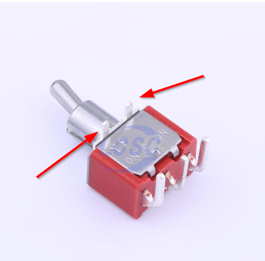 Confusing SPDT Toggle Switch footprint - Electrical Engineering Stack