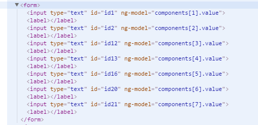 angularjs problems with input element's value getting updated when ng