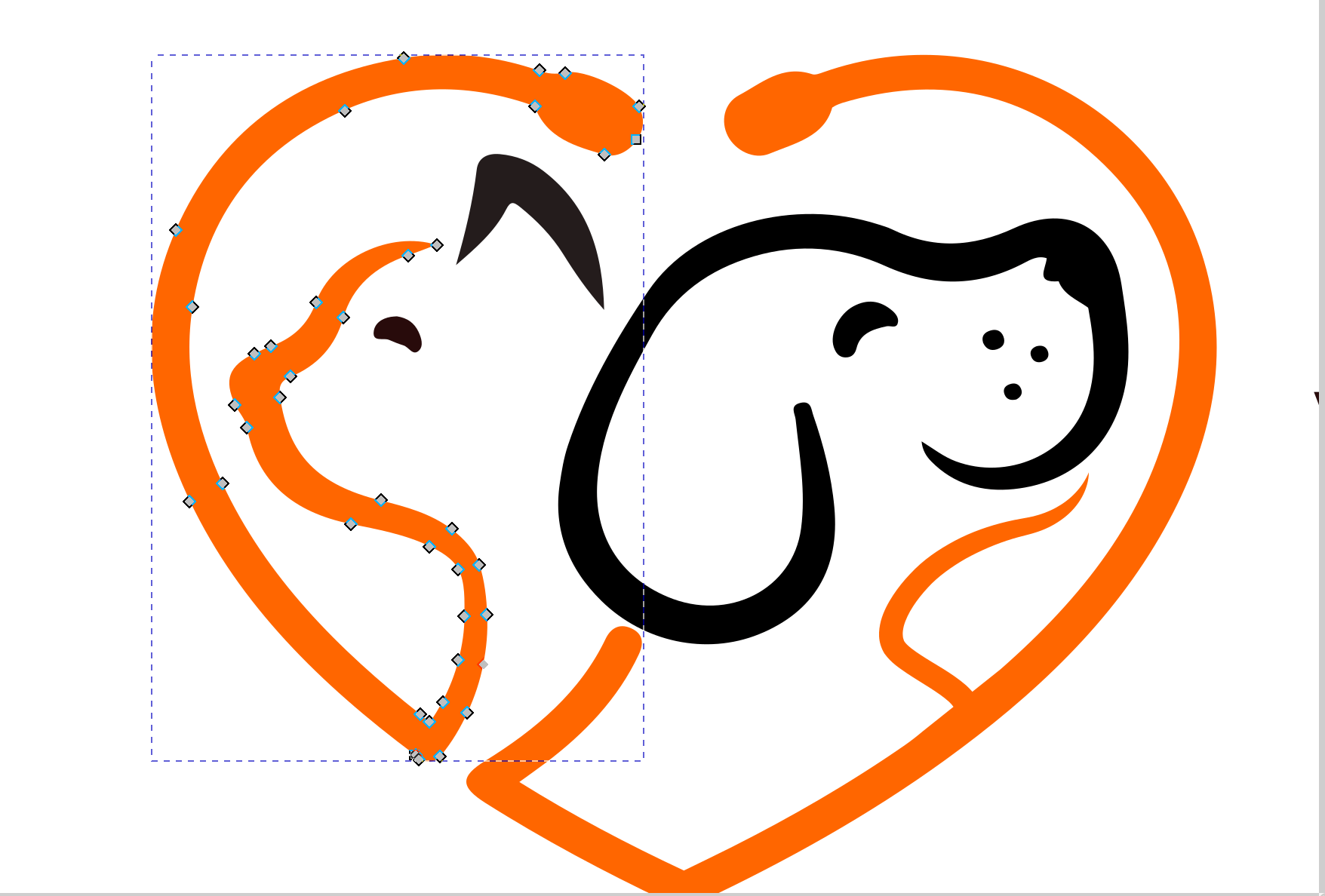 How to seperate colors in vector inkscape skillsver