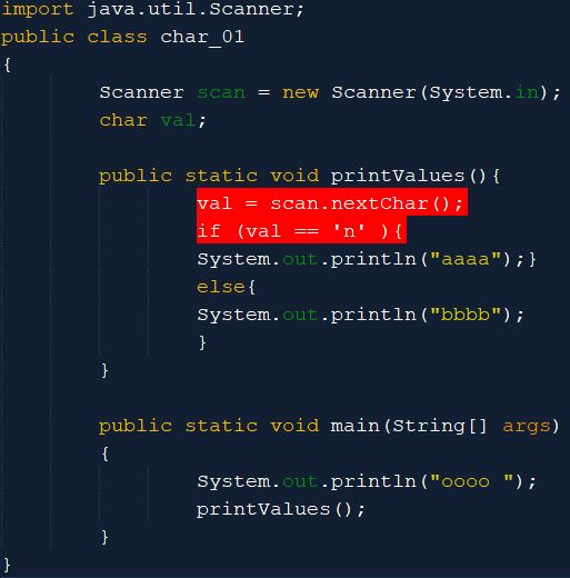 java I have this error nonstatic variable scan cannot be