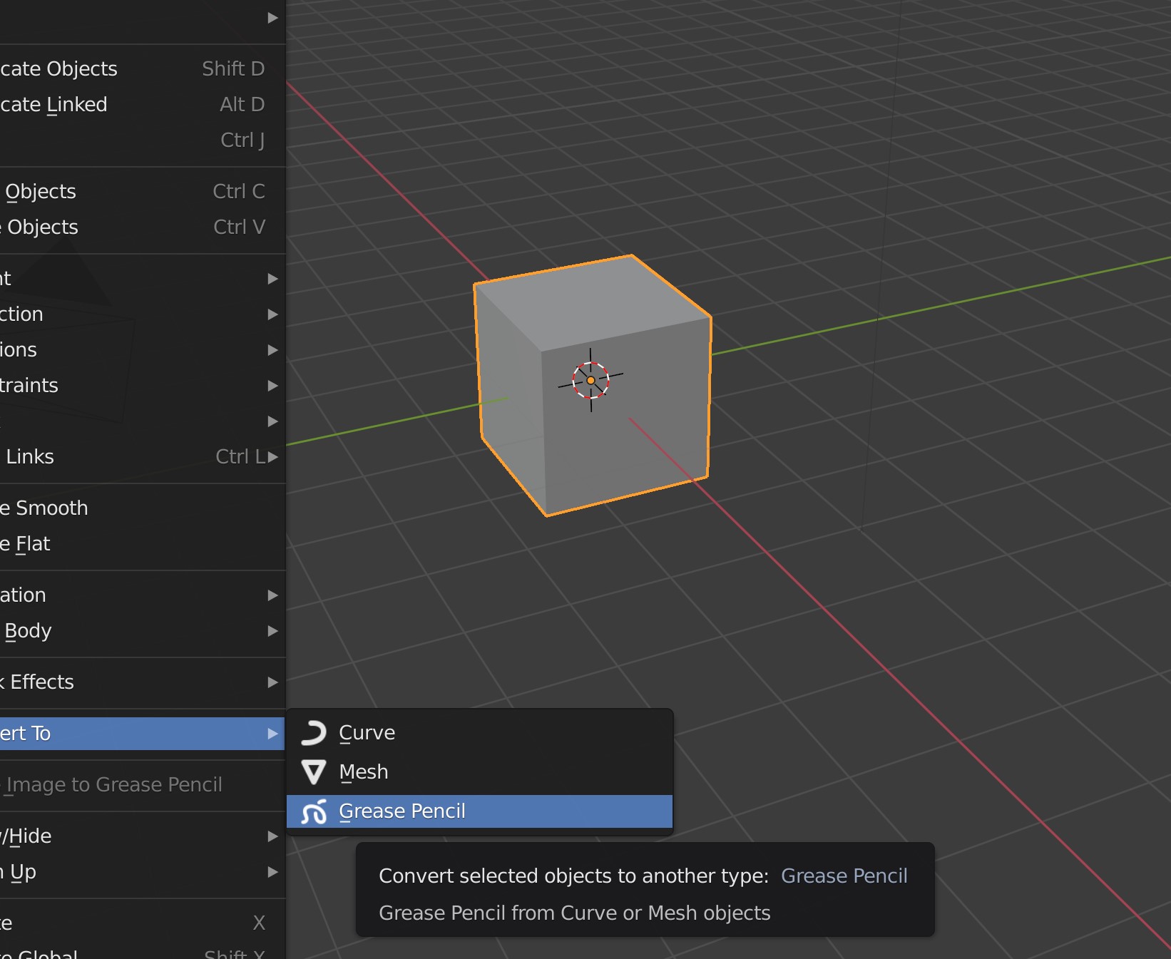 Is there no way to remove grease pencil outline problem? Blender