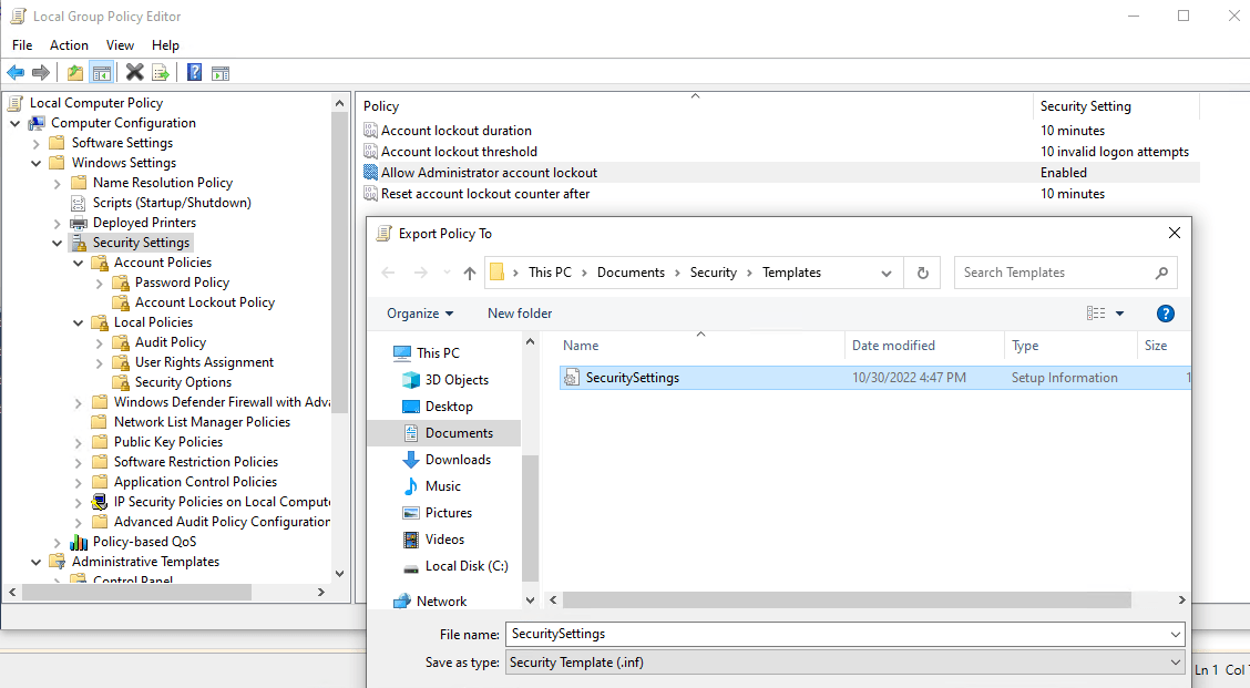 windows How to enable local Account Lockout Policies through PowerShell? Stack Overflow