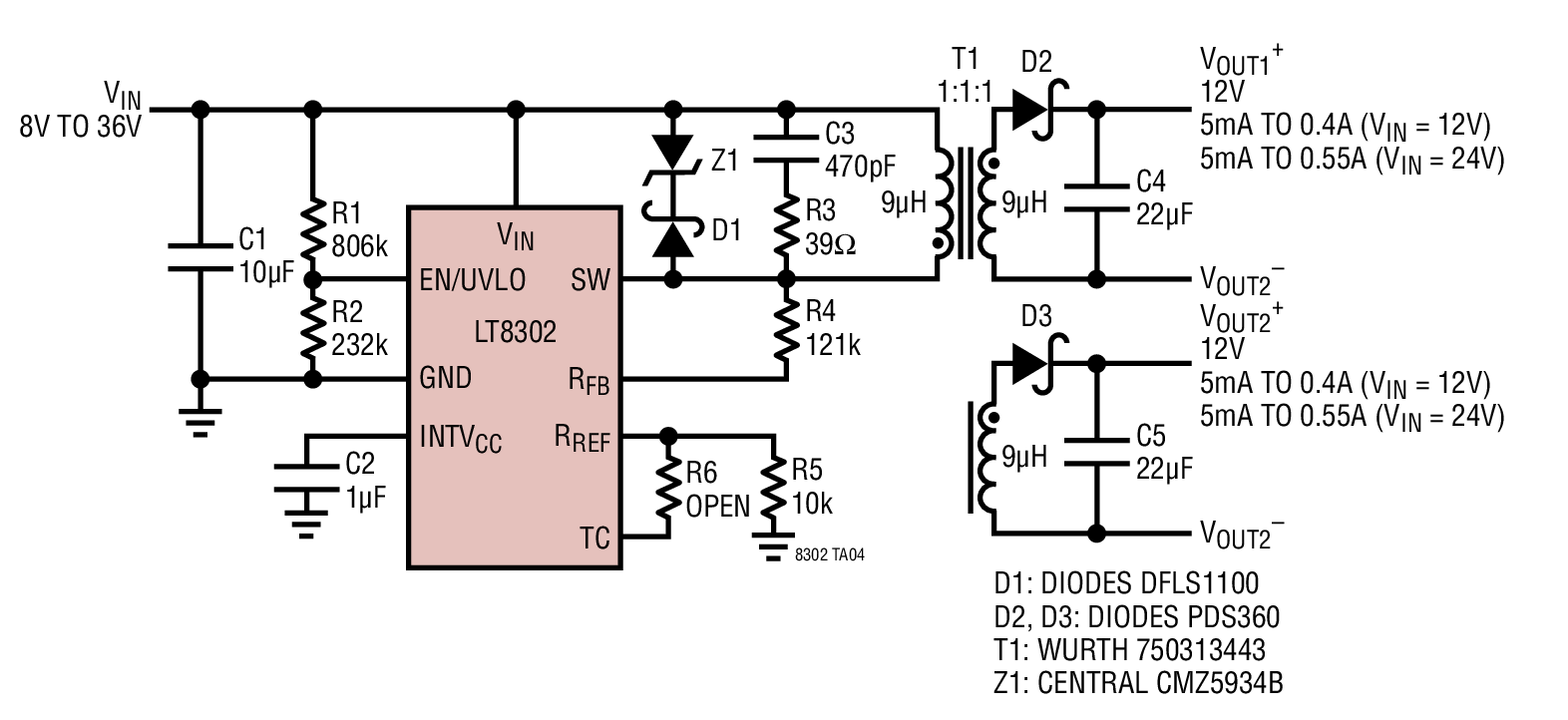 Electronic Designing flyback converter DZ snubber Valuable Tech Notes
