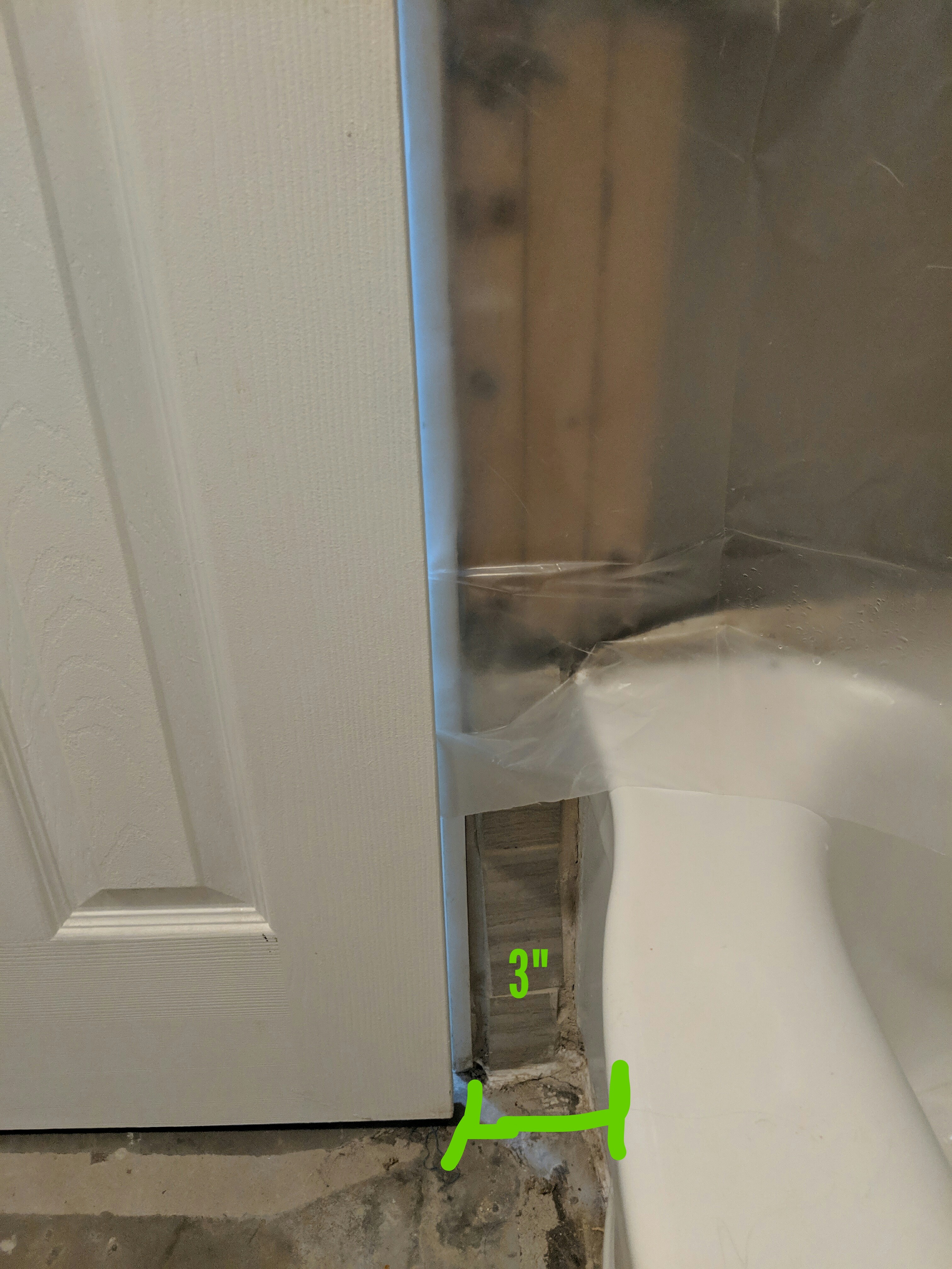Door trim, especially wood trim exposed to the weather, can rot and become damaged over time. Not Enough Room For Door Trim Home Improvement Stack Exchange