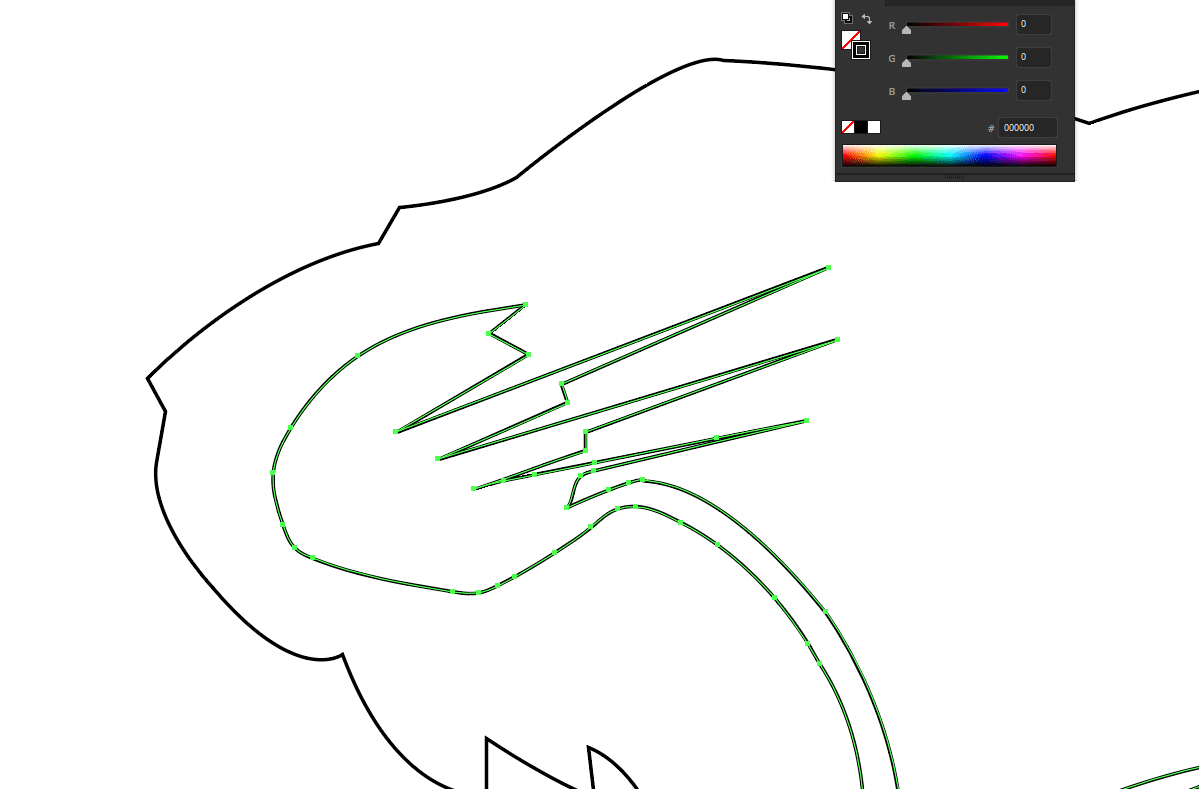 vector How to make sharp corners on a line in Adobe Illustrator