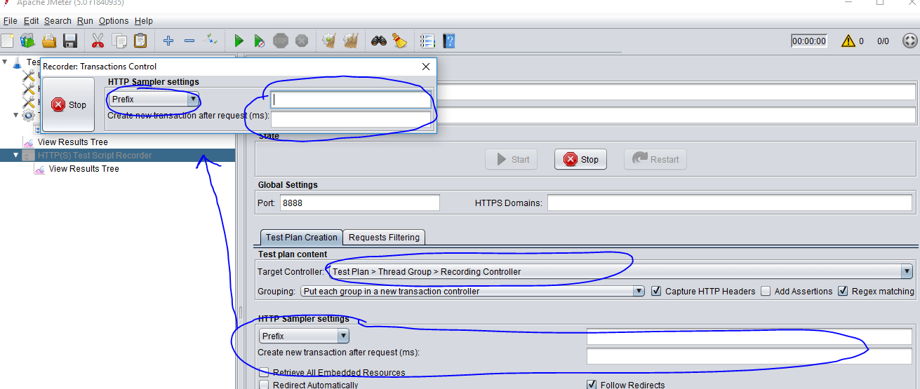 jmeter how to record http(s) script recorder for uploading xml file