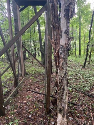 wood - What's the easiest way to make this elevated outdoor platform