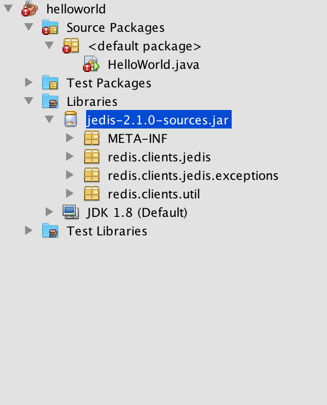 java adding jar to libraries not working for redis Stack Overflow