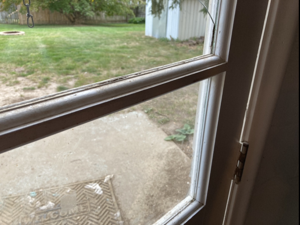 windows How do you replace glass panes in an antique wooden door