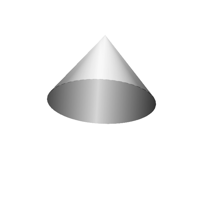 tikz pgf plotting a 3D cone TeX LaTeX Stack Exchange