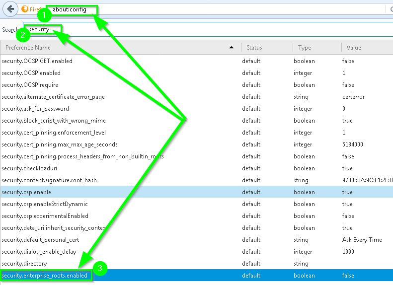 Can Firefox use the Windows certificate store? Super User