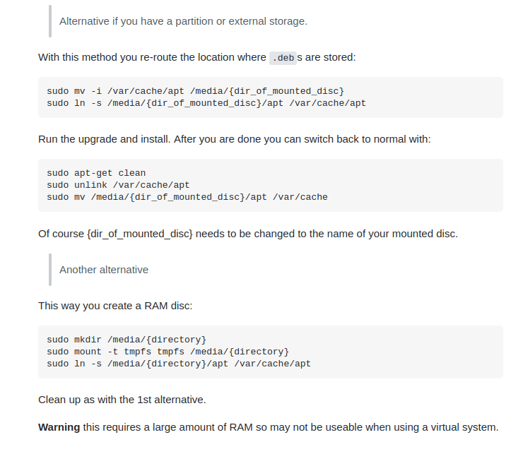 command line how to unlink /var/cache/apt/archives/partial Ask Ubuntu