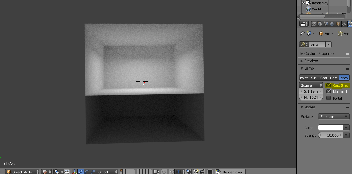 why when I turn off cast shadow, the light can through the mesh