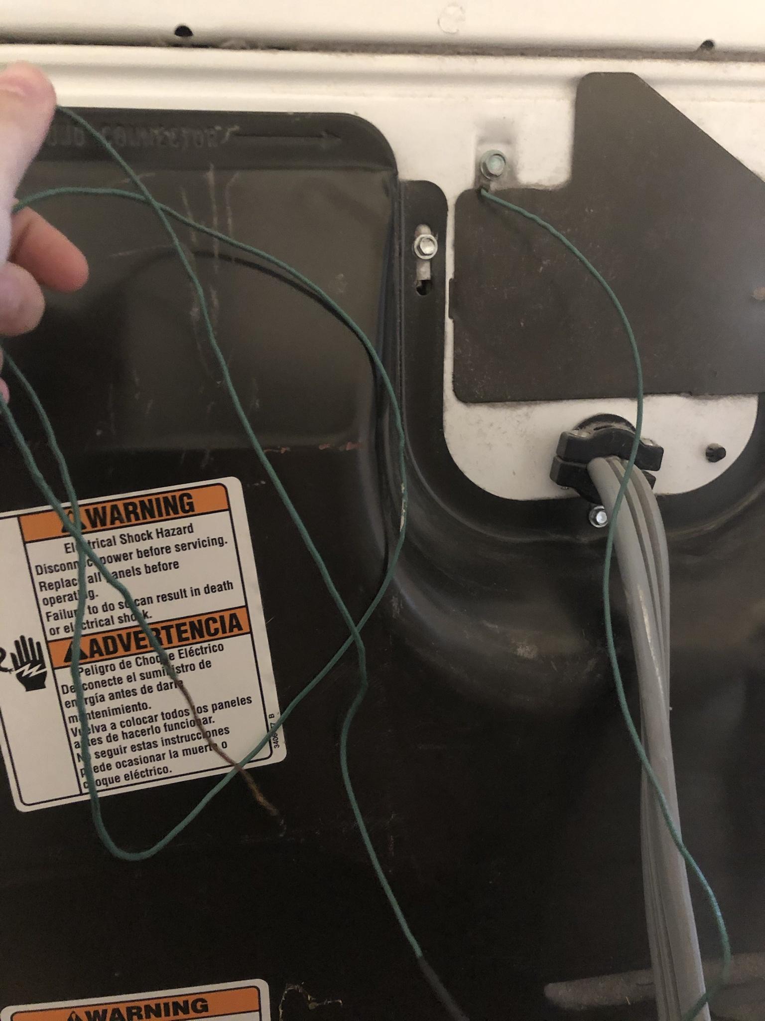 What is this green wire on my dryer for? Home Improvement Stack Exchange