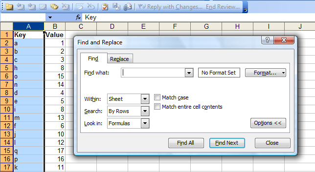 excel How to search on worksheet by VBA Code? Stack