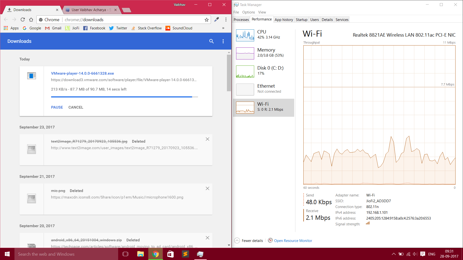 Chrome download speed slow dastcodes