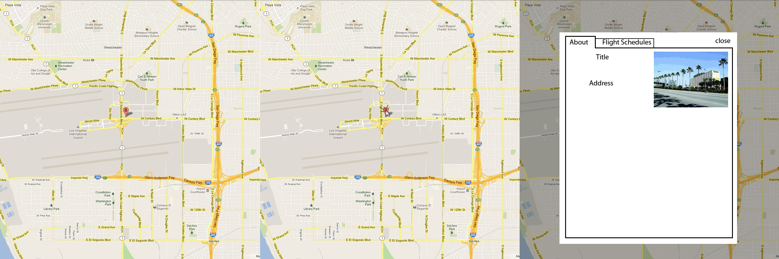 Google Maps Jquery Example jquery how to when marker is clicked dim the map and show a big
