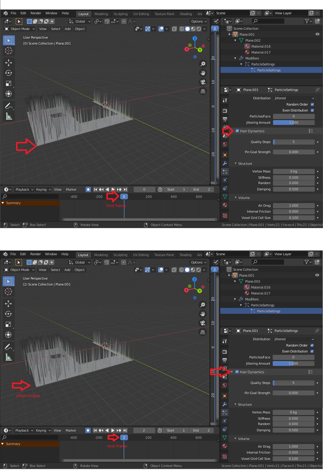 How to delete all caches for previous bakes (particle system with hair