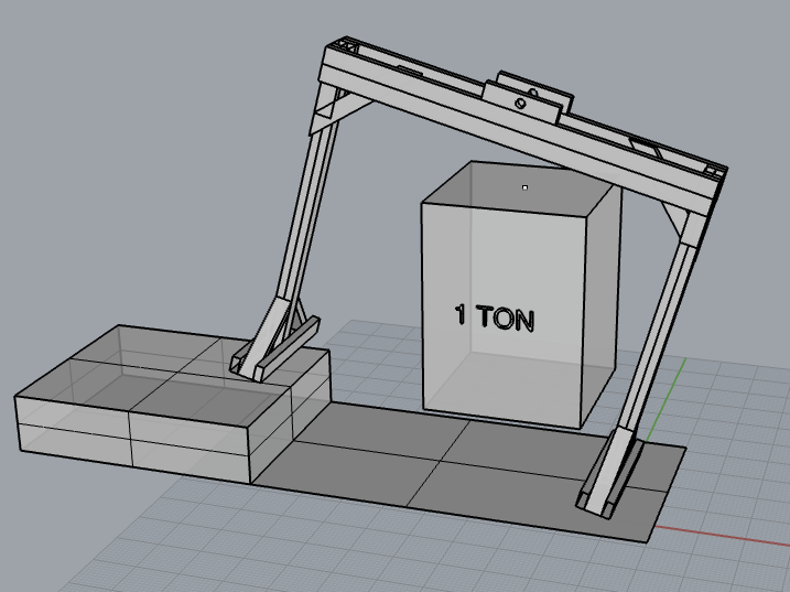 1 Ton Wooden Gantry Crane Structural Advice Engineering Stack Exchange